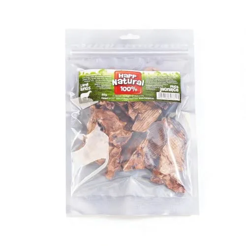 Happet Getrocknete Lammlunge Hundesnack 80g fettarm