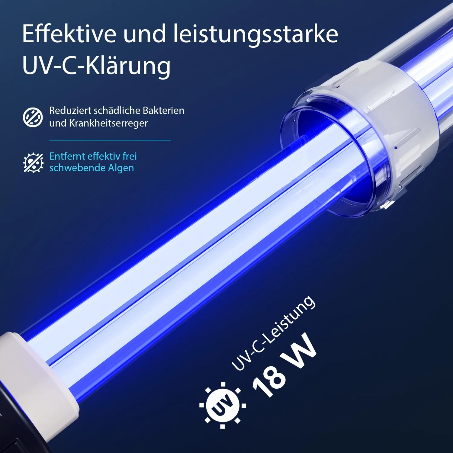 SunSun CPF-15000 Druckfilter-Set NEO10000 Y-Verteiler 30m³