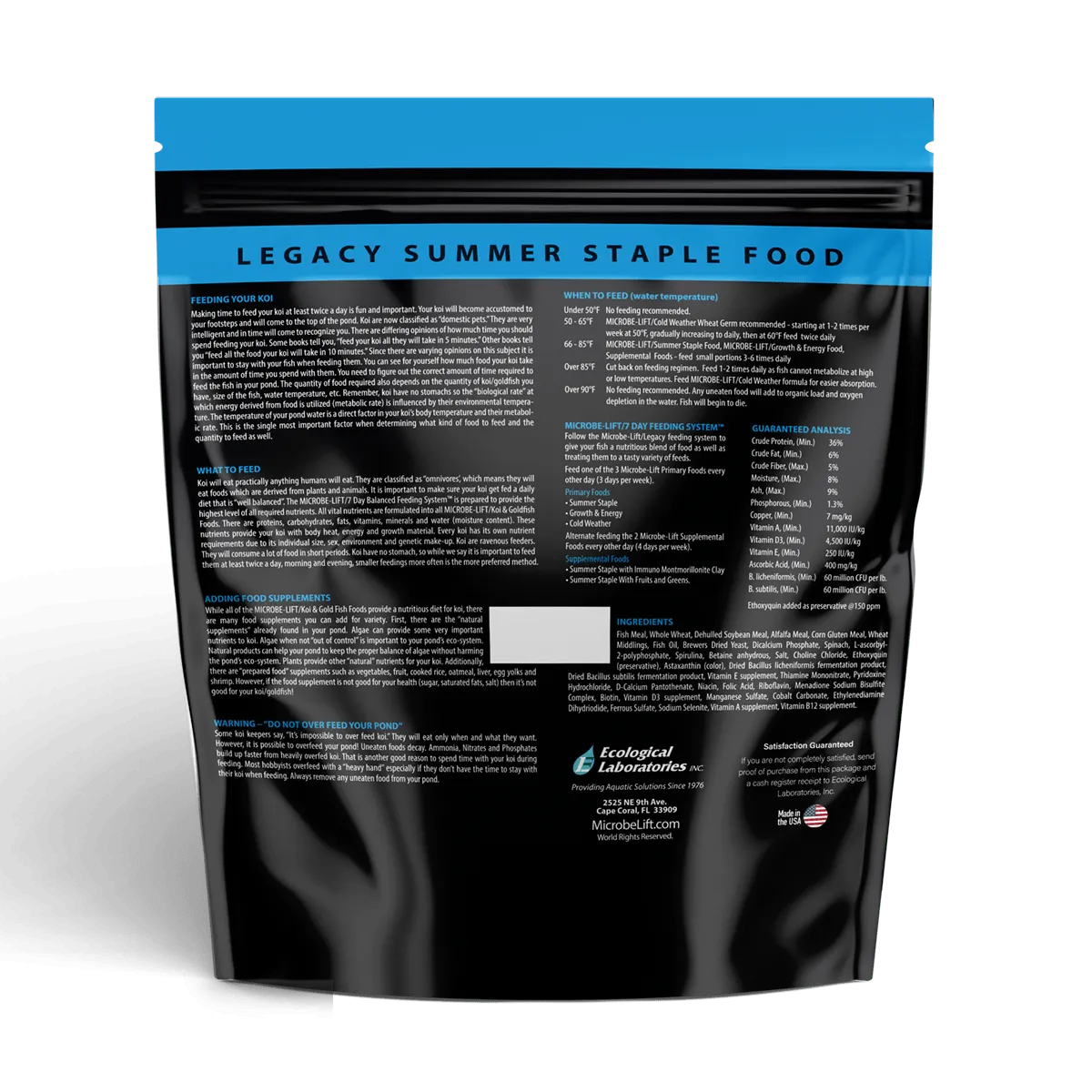 Microbe-Lift Legacy Immuno Food Teichfutter immun