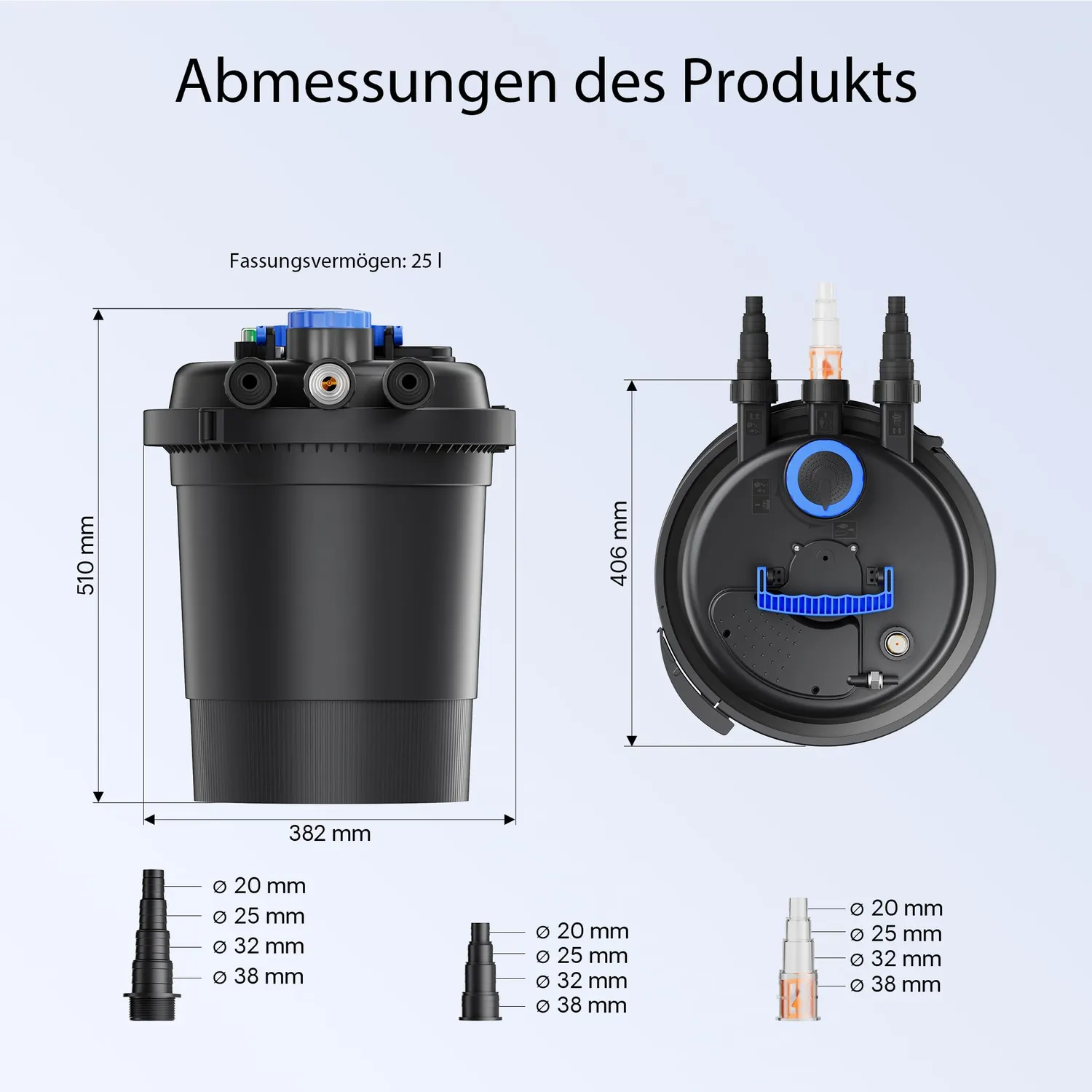 SunSun CPF-250 Teichdruckfilter Set mit NEO6000 6000 l/h