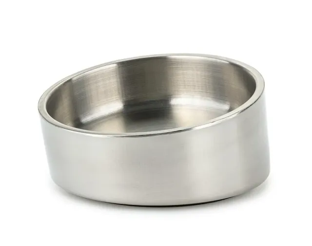 Happet Schüssel Neigbar Futternapf 17cm 0,7L Edelstahl schwer