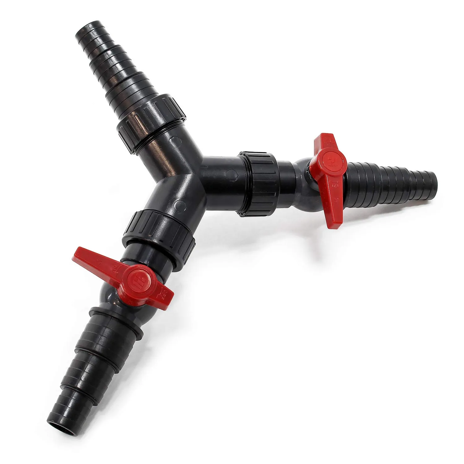 SunSun Y-Verteiler 50174 20/25 mm mit Absperrhahn