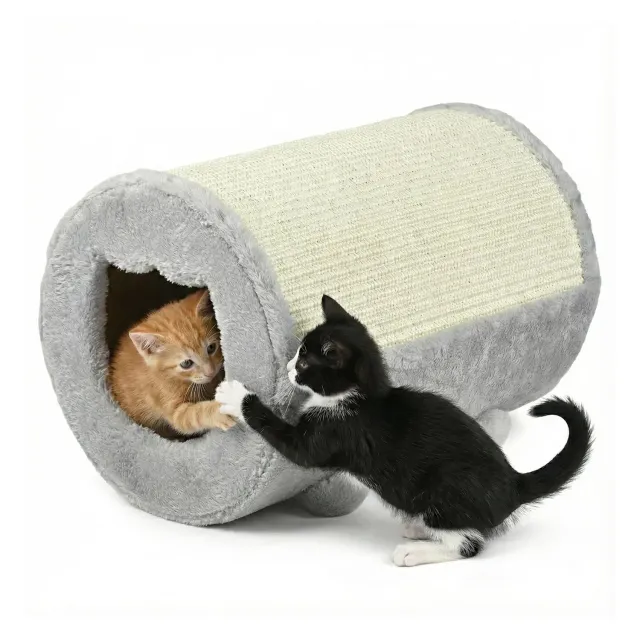 Happet Wandkratzbrett Katze 11x56 cm Sisal creme