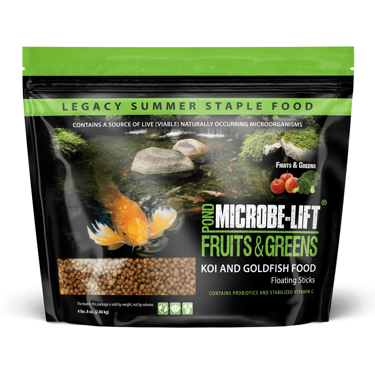 Microbe-Lift Legacy Fruits Greens Sticks Koi Fischfutter