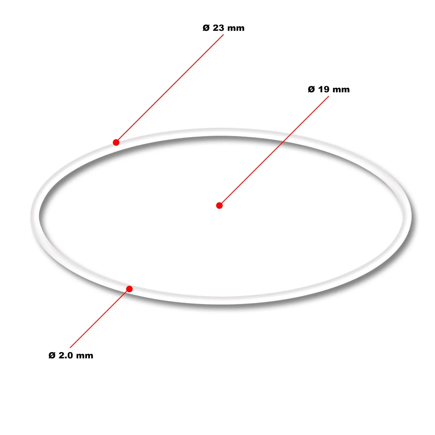 SunSun HW-402B Ein-Auslass Adapter O-Ring Ersatzteil
