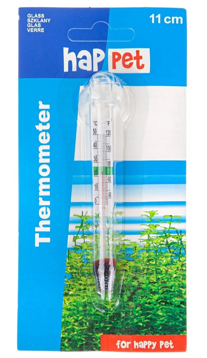 Happet Aquarium Thermometer Saugnapf 0-50°C innen