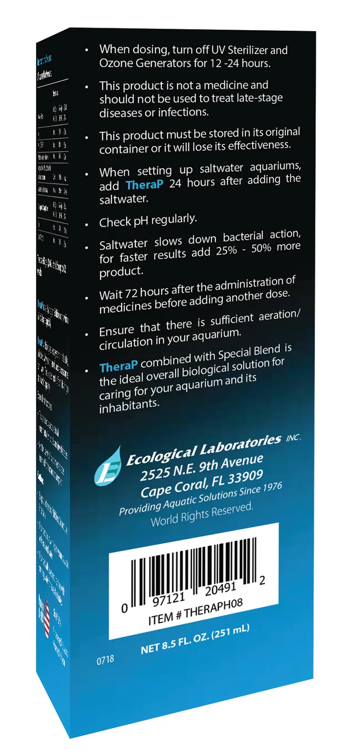 Microbe-Lift TheraP Bakterienkur Filter Teich Aquarium