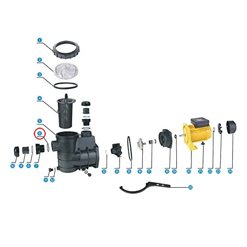 Sunsun HZS-550 O-Ring 1 Ersatzteil Dichtung Gummi