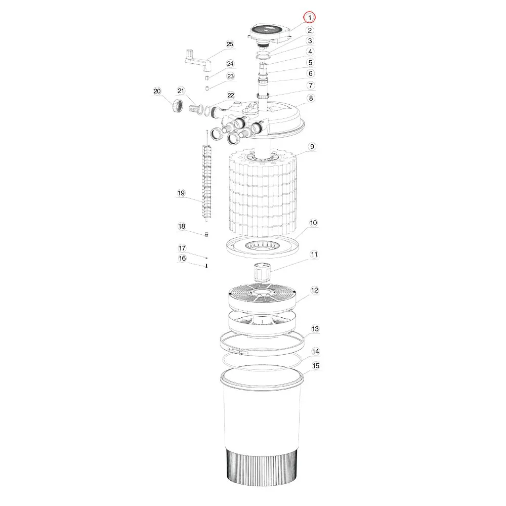 SunSun CPF-30000 Elektroanschluss Druckfilter Ersatzteil