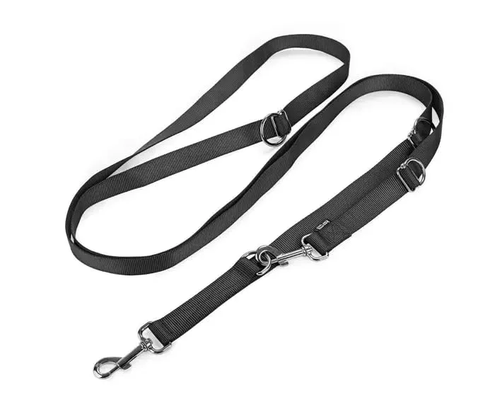 Happet Hundeleine S blau 3 m verstellbar Nylon