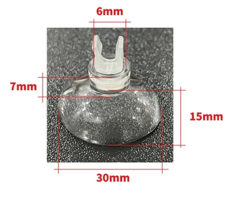 Aqua-Noa 1108 Saugnapf Transparent mit Clip