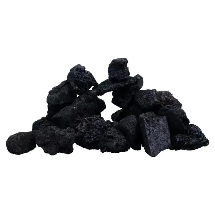 Happet Lavasteine schwarz 10-20 cm Aquariumdeko 1 kg porös
