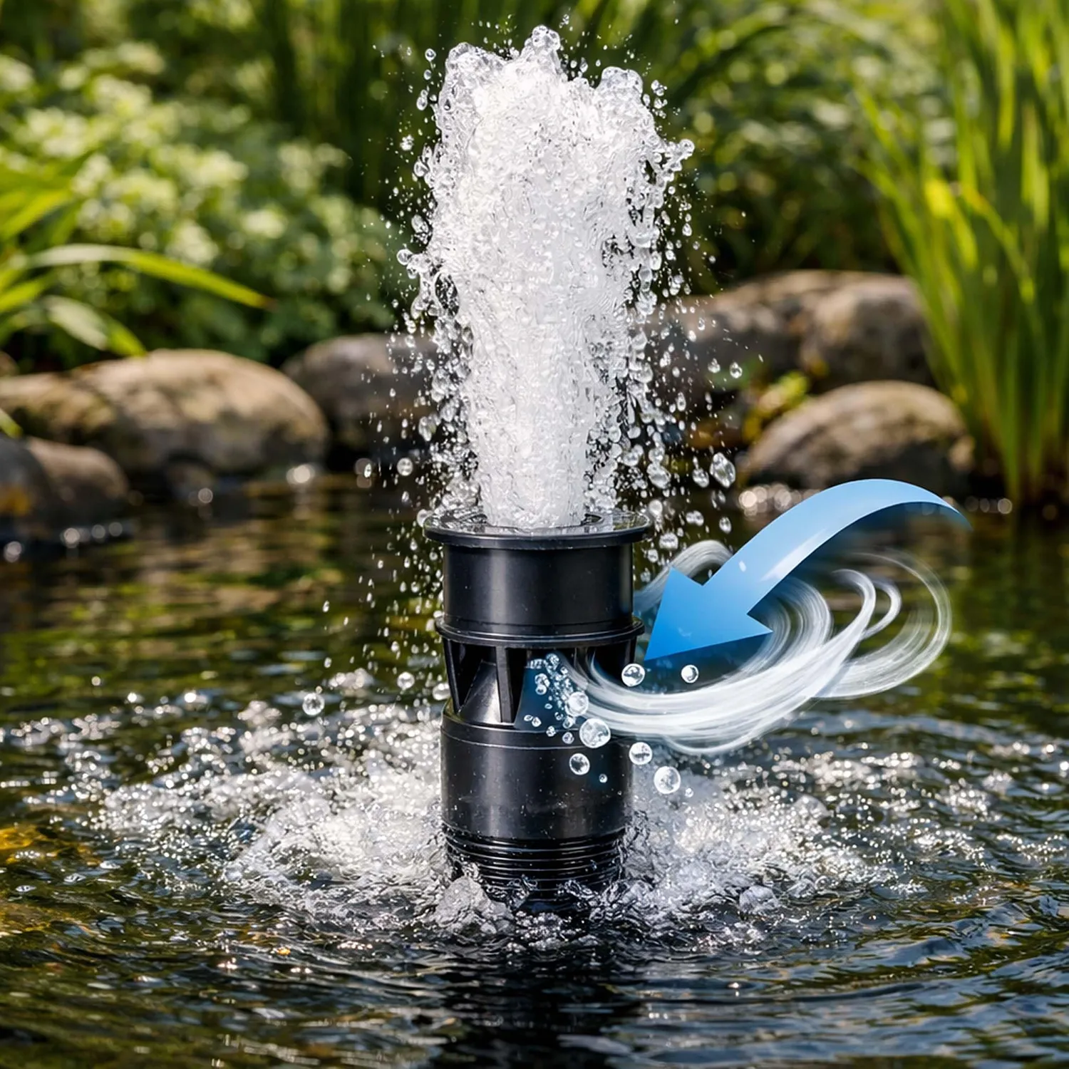 SunSun Springbrunnenpumpe Schaumdüse Ersatzteil sauerstoffreich