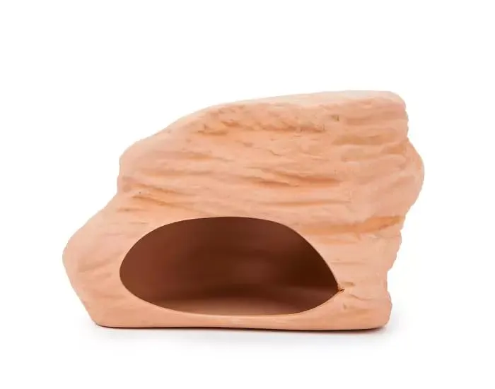 Happet Höhle 10 cm Keramikhöhle beige Garnelen