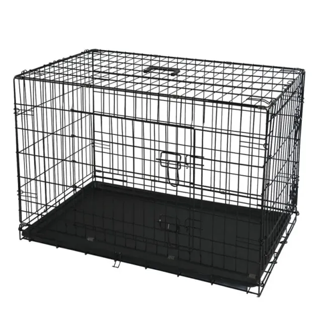 Happet Käfig M Hund 76x53x56 cm Metall links