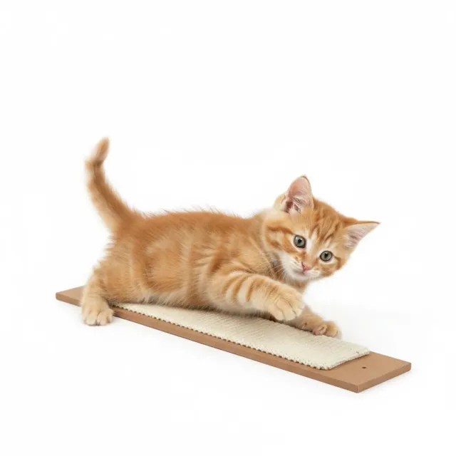Happet Wandkratzer 11x56 cm Kratzbrett Sisal creme