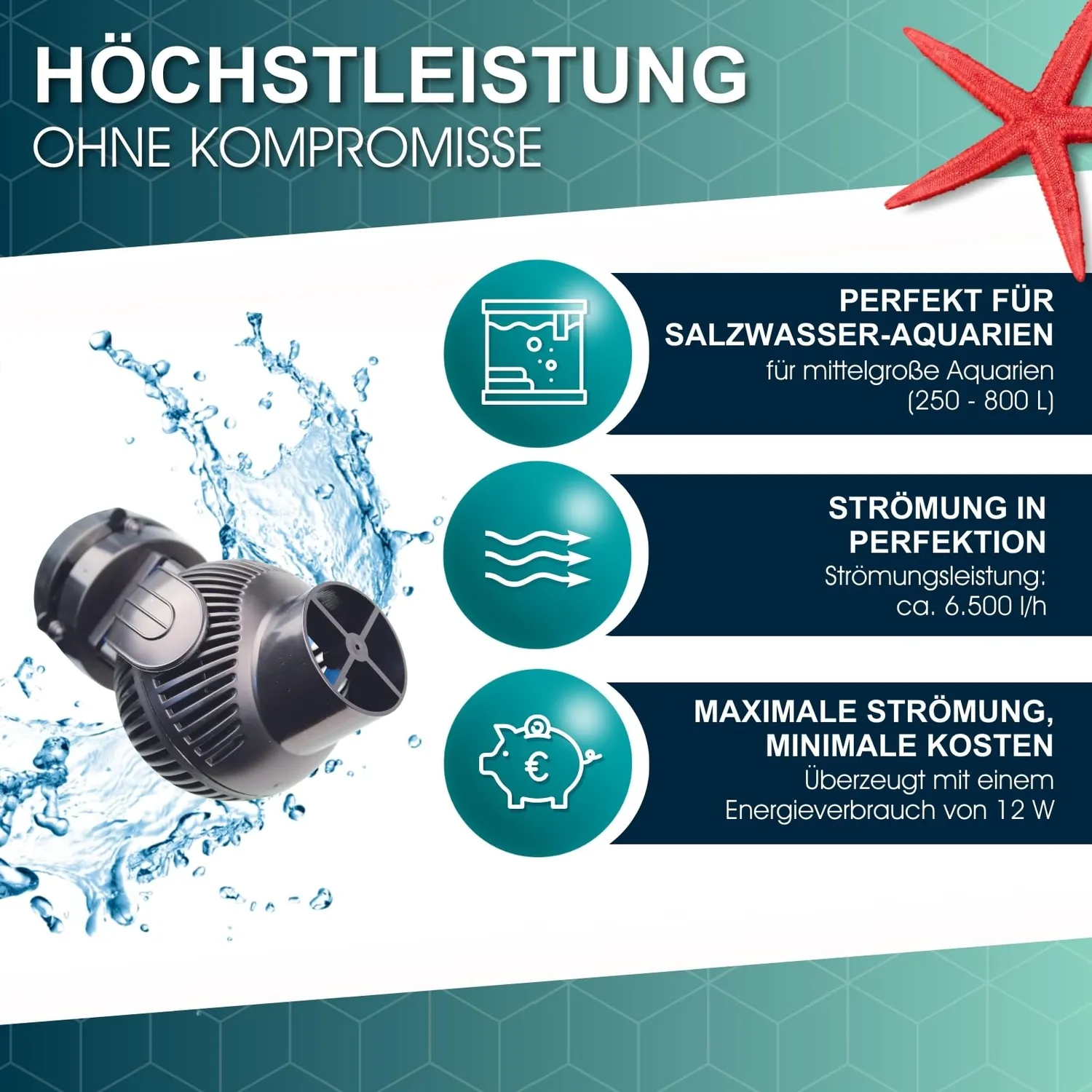 Tunze Turbelle Stream 6065 Strömungspumpe 6.500 l/h