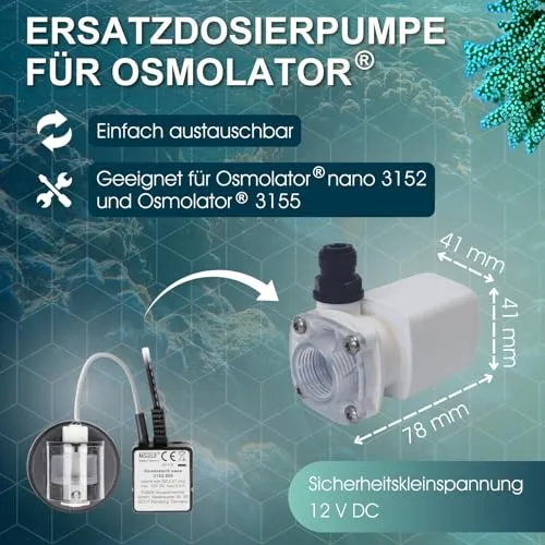 TUNZE Turbelle High Jet 5000 Dosierpumpe 12 V Ersatzpumpe
