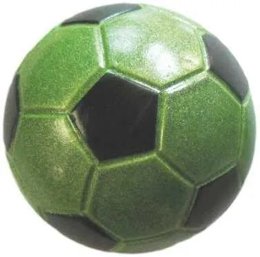 Happet Fußball 90 mm Hundeball Orange weich