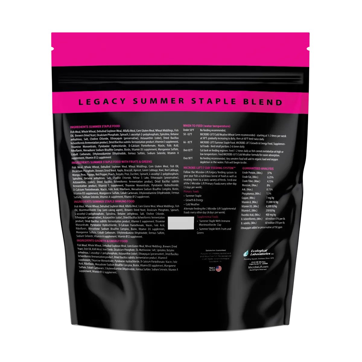 Microbe-Lift Legacy Variety Mix Teichfischfutter