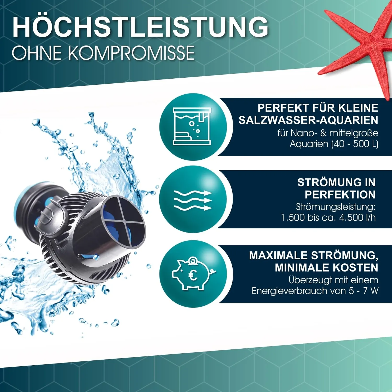 TUNZE Turbelle nanostream 6045 Strömungspumpe 4500 l/h