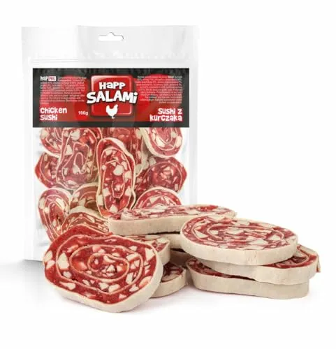 Happet Sushi Salami-Huhn Hundesnack 100 g weich Kollagen