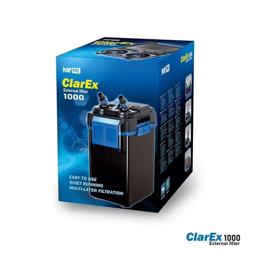 Happet ClarEx 1000 Außenfilter 1000 l/h für 200-400 l