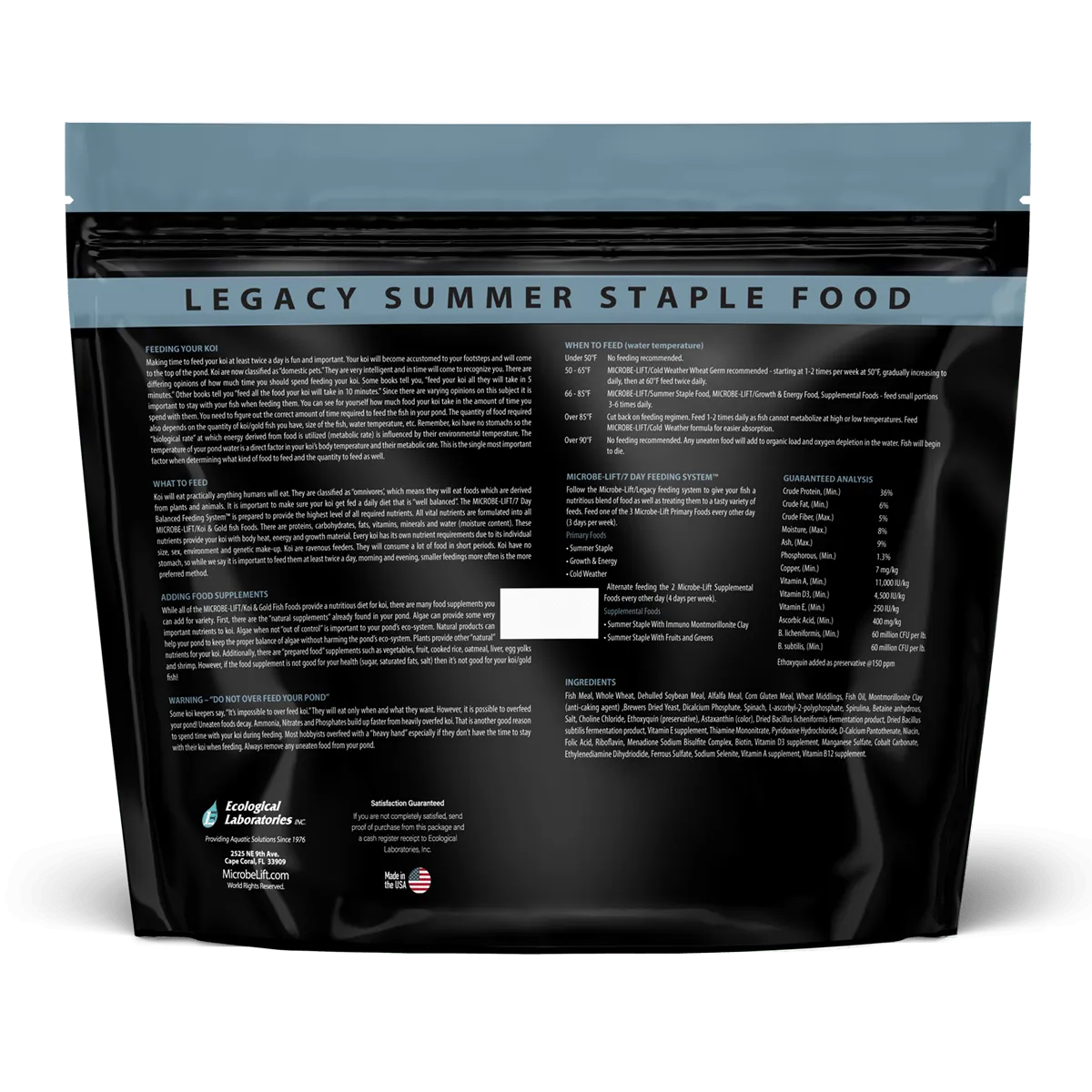 Microbe-Lift Legacy Immuno Food Teichfutter immun