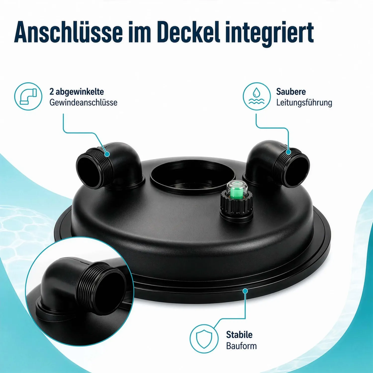 SunSun CPF-280 Deckel Ersatzteil Druckfilter Original