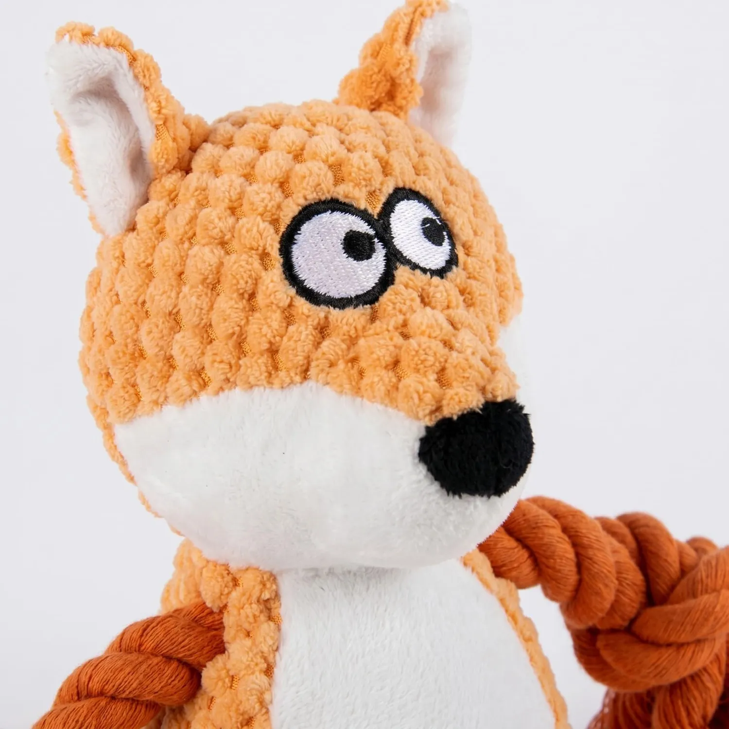Happet Fuchs Klein Hundespielzeug Plüsch orange