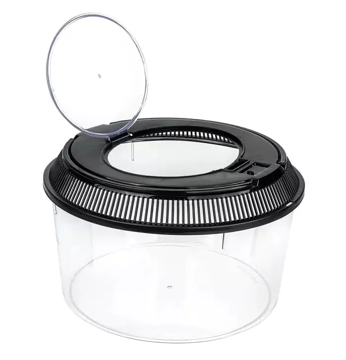 Happet Terra Box Transportbox 30x19 cm transparent Lüftungsdeckel