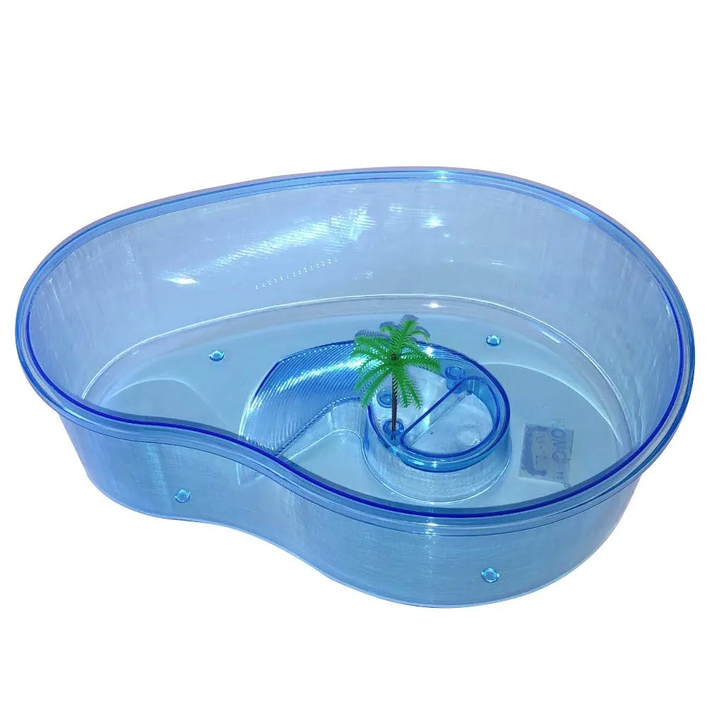 Happet Schildkröten Pool Becken 32cm 3,5L mit Insel
