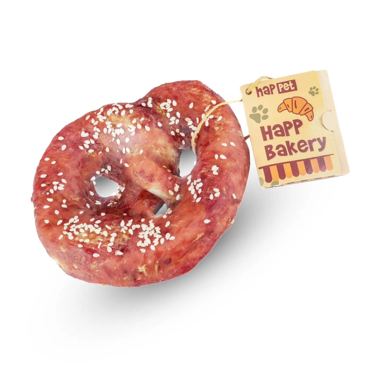 Happet Bakery Lamm Brezel Hundesnack 4 Stück getreidefrei