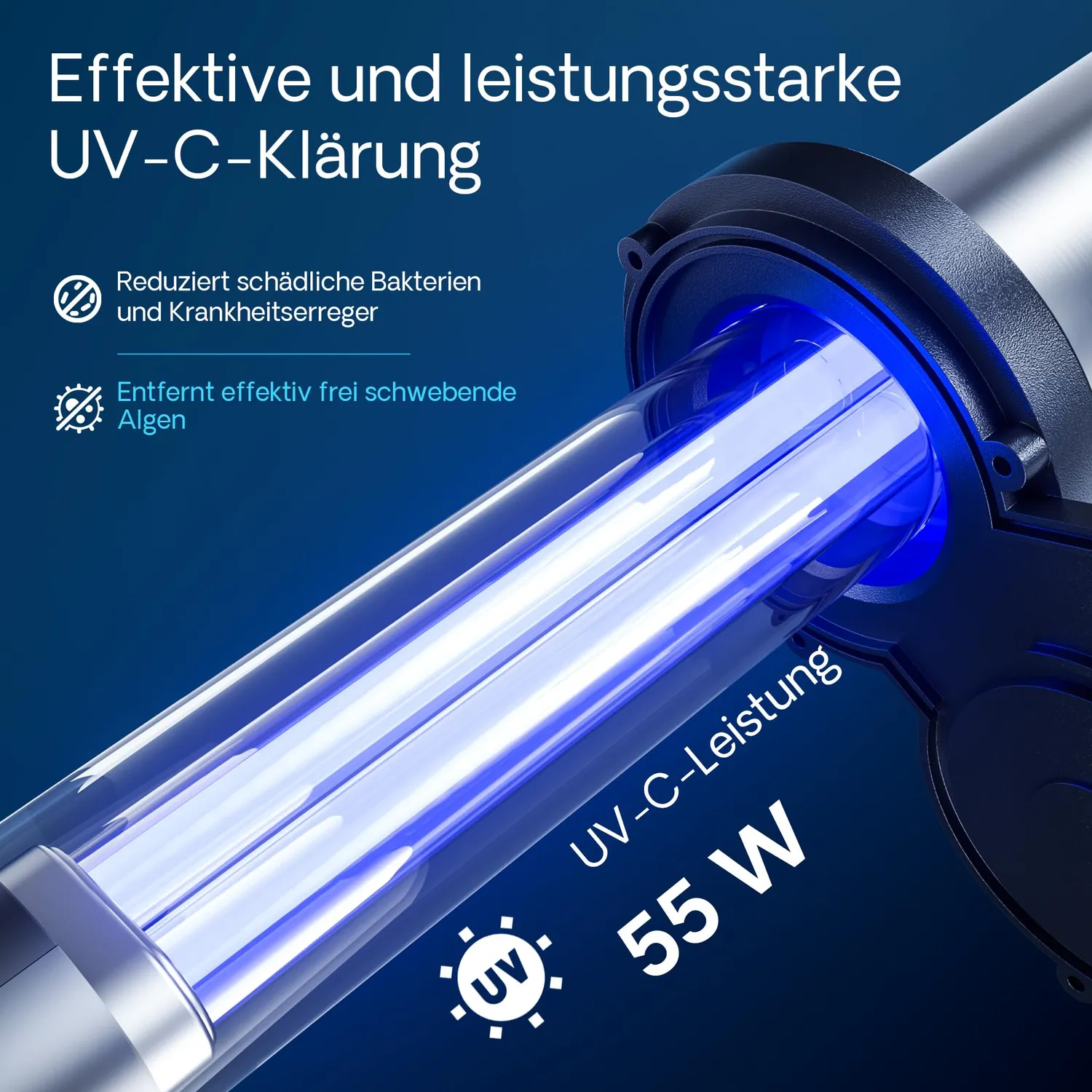 SunSun CPA-30000 Druckteichfilter 12000 l/h 55W 60000L