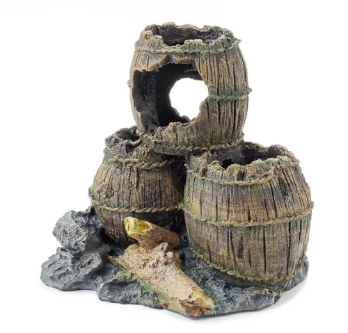 Happet Moos Fass 8,5x6,5x7 cm Aquarium Höhle