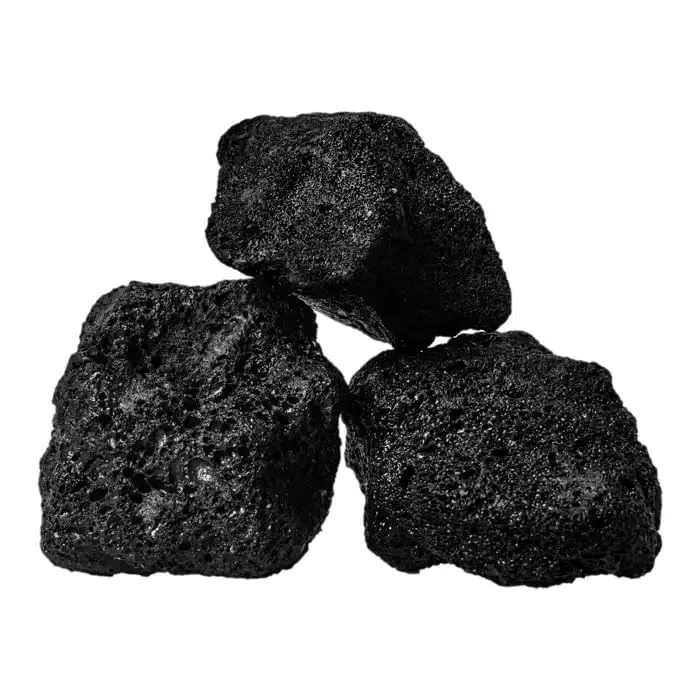 Happet Lavasteine schwarz 10-20 cm Aquariumdeko 1 kg porös