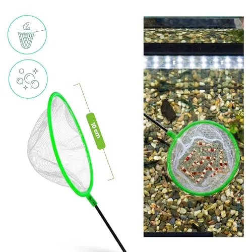 Happet Garnelennetz Kescher 10 cm feinmaschig