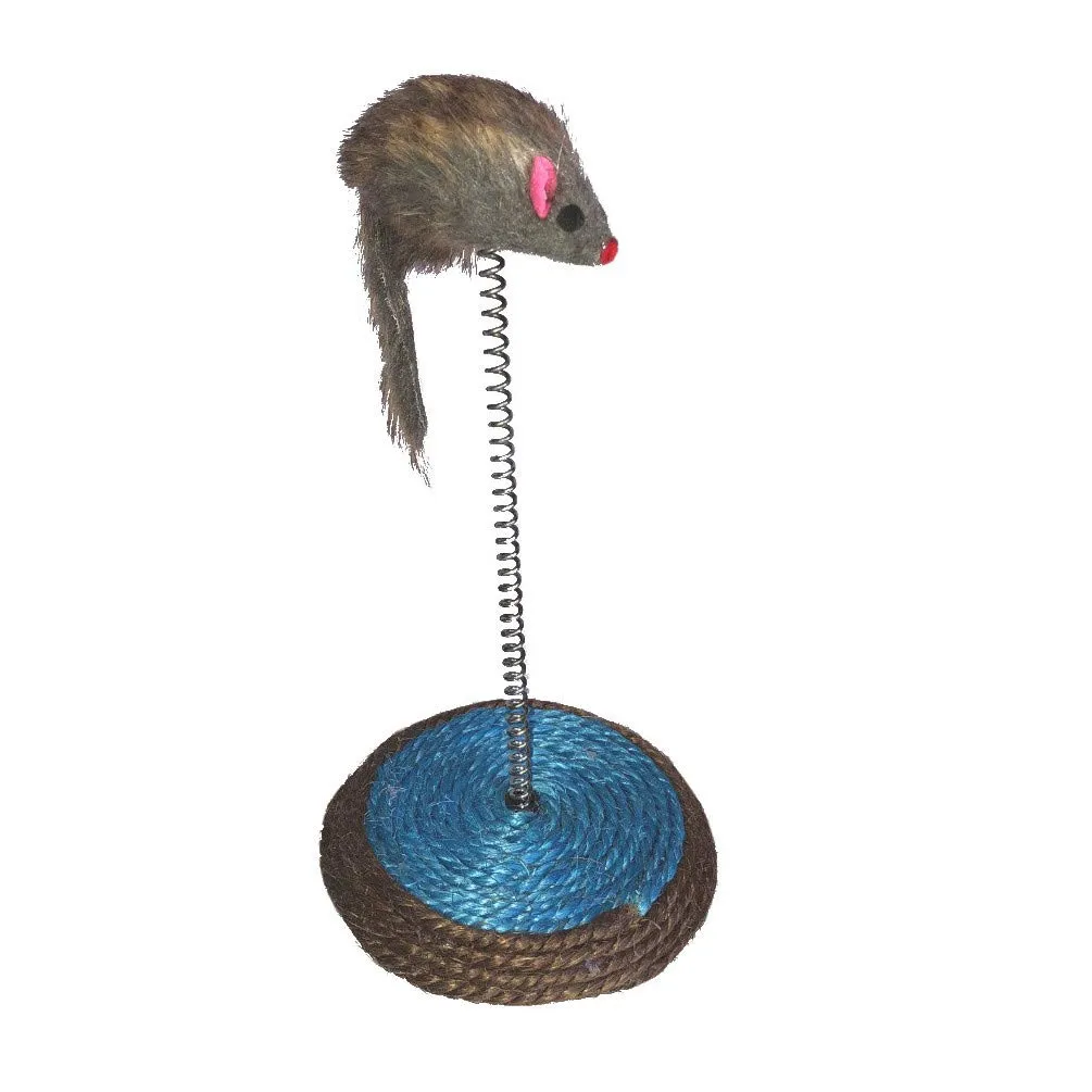 Happet Feder Plüschmaus Katzenspielzeug Sisal