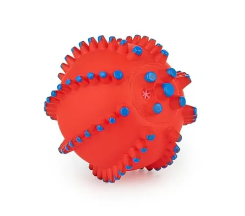 Happet Noppenball 6,5 cm Quietschball Rosa Vinyl
