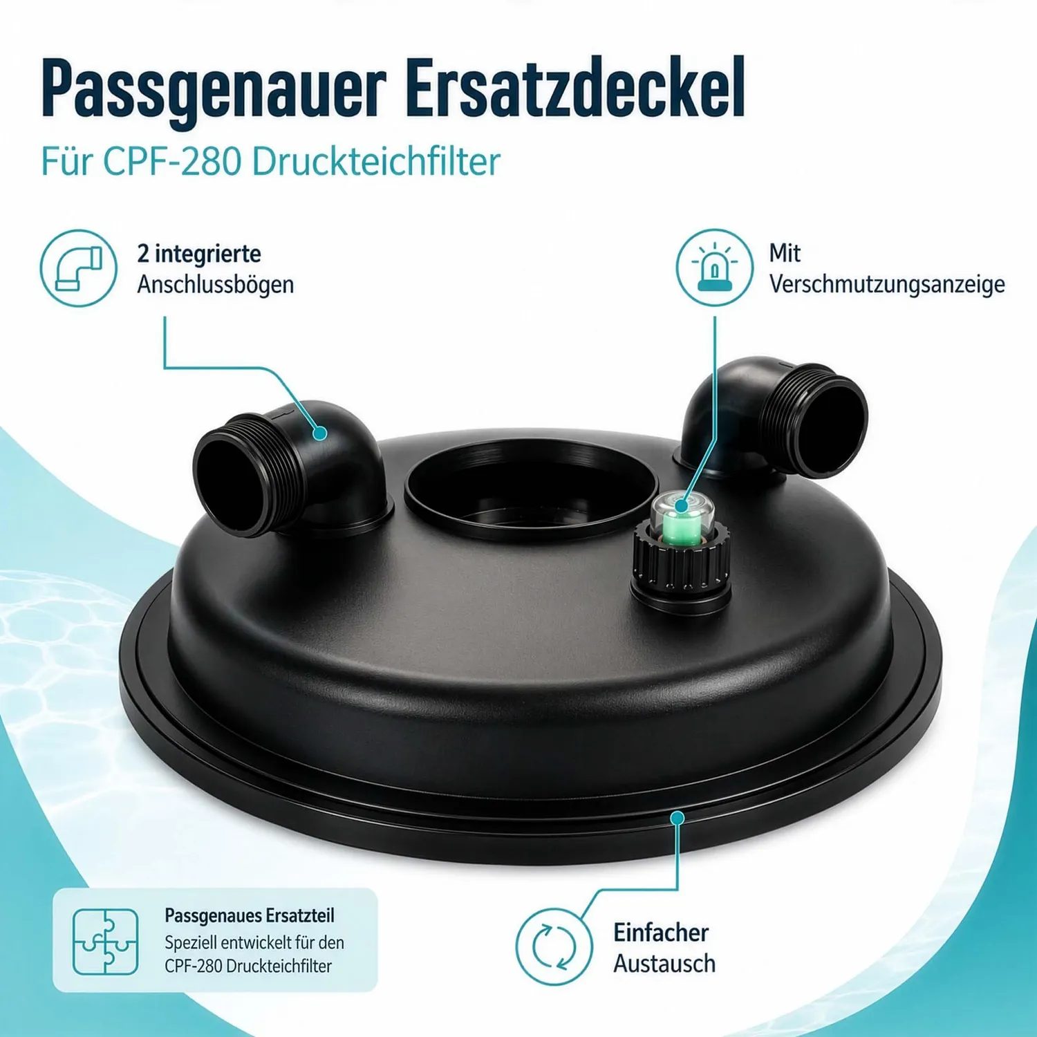 SunSun CPF-280 Deckel Ersatzteil Druckfilter Original