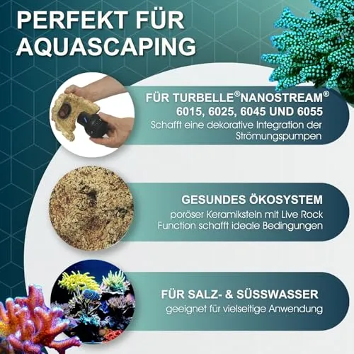 Tunze Nanostream Rock I Deko-Stein Keramik