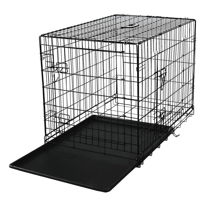 Happet Käfig M Hund 76x53x56 cm Metall links