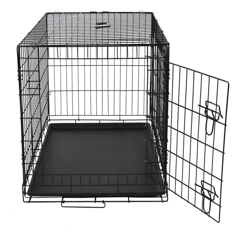 Happet Käfig M Hund 76x53x56 cm Metall links