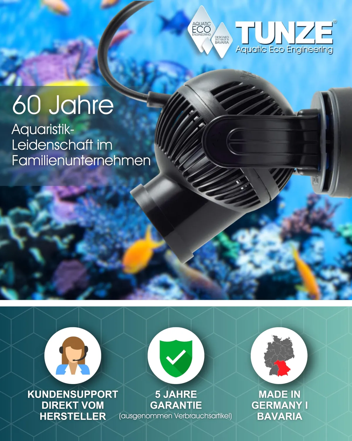 TUNZE Coral Rack Nano Keramikstein 6 Ableger Magnet