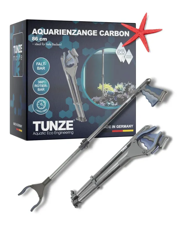 TUNZE Aquarienzange Carbon 86 cm Greifzange 2 kg
