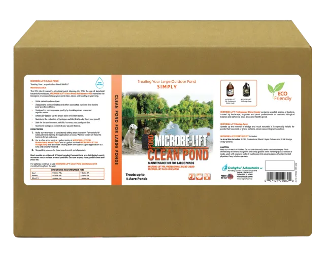 Microbe-Lift Clean Pond Maintenance Kit Teichpflege 6x 3,8 L