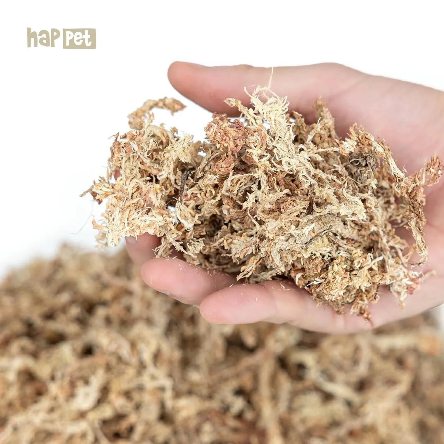 Happet Sphagnum Moos Terrarium Substrat 1 kg feucht