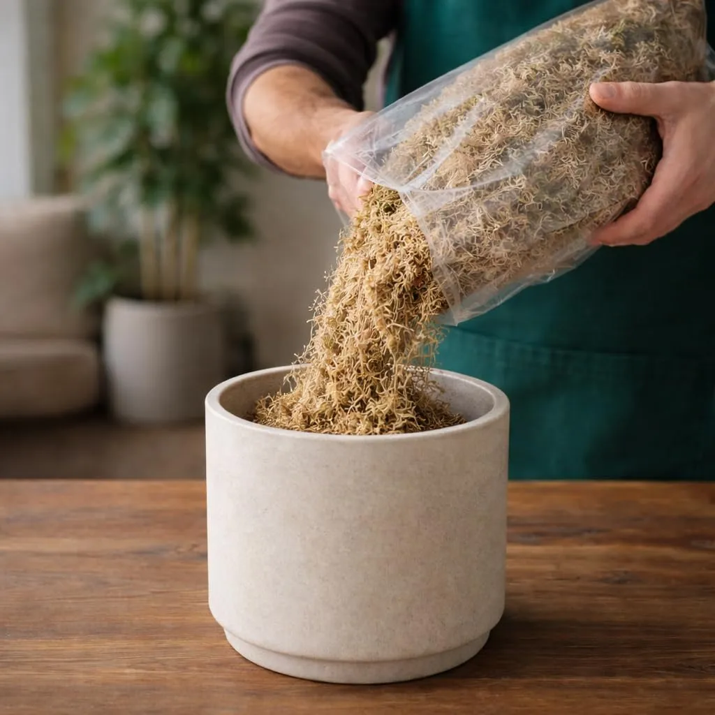 Happet Sphagnum Moos Terrarium Substrat 1 kg feucht