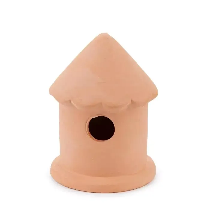 Happet Haus 9,5 cm Aquarienhöhle beige Keramik