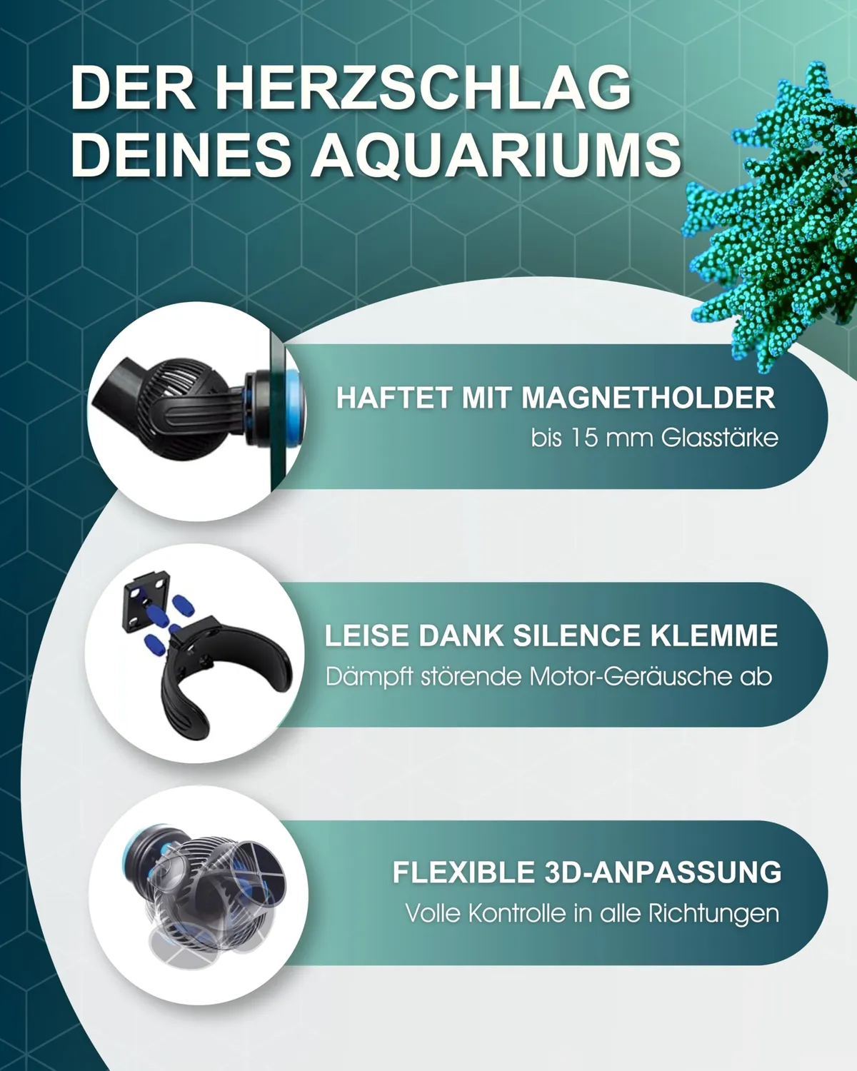 Tunze Turbelle nanostream 6095 Strömungspumpe 9500 l/h